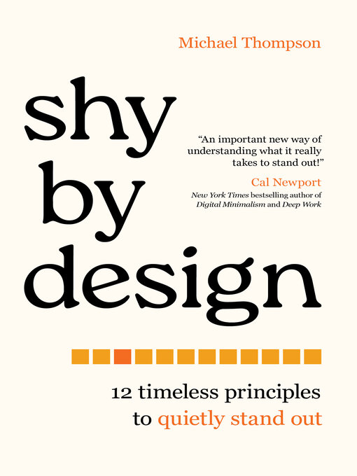 Title details for Shy by Design by Michael Thompson - Available